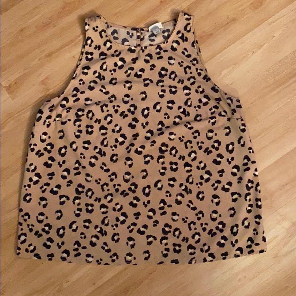 Leopard print tank